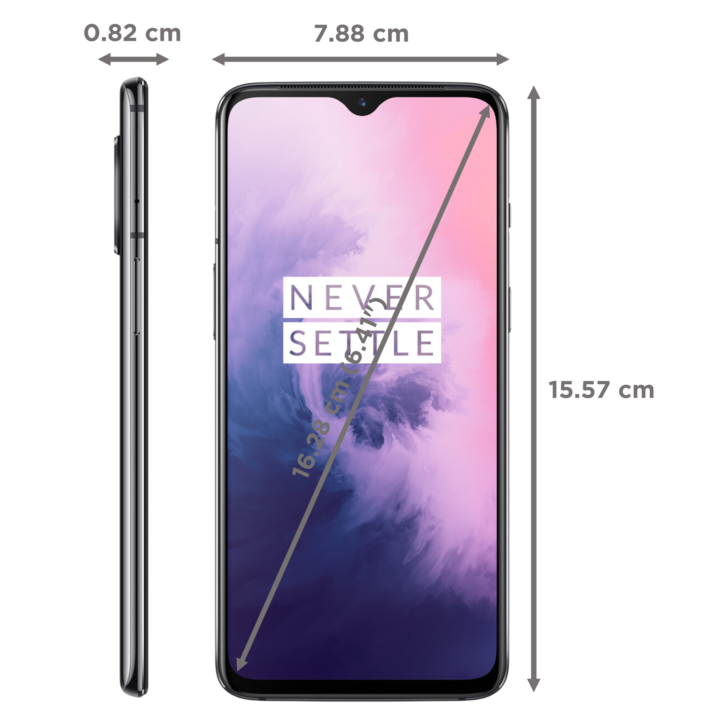 Buy Refurbished OnePlus 7 (8GB RAM, 256GB, Grey) Online - Croma